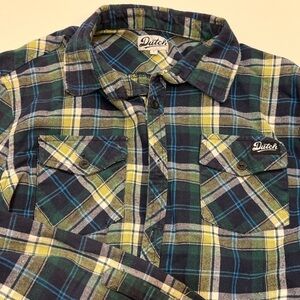 Dutch Bros men’s large flannel shirt.